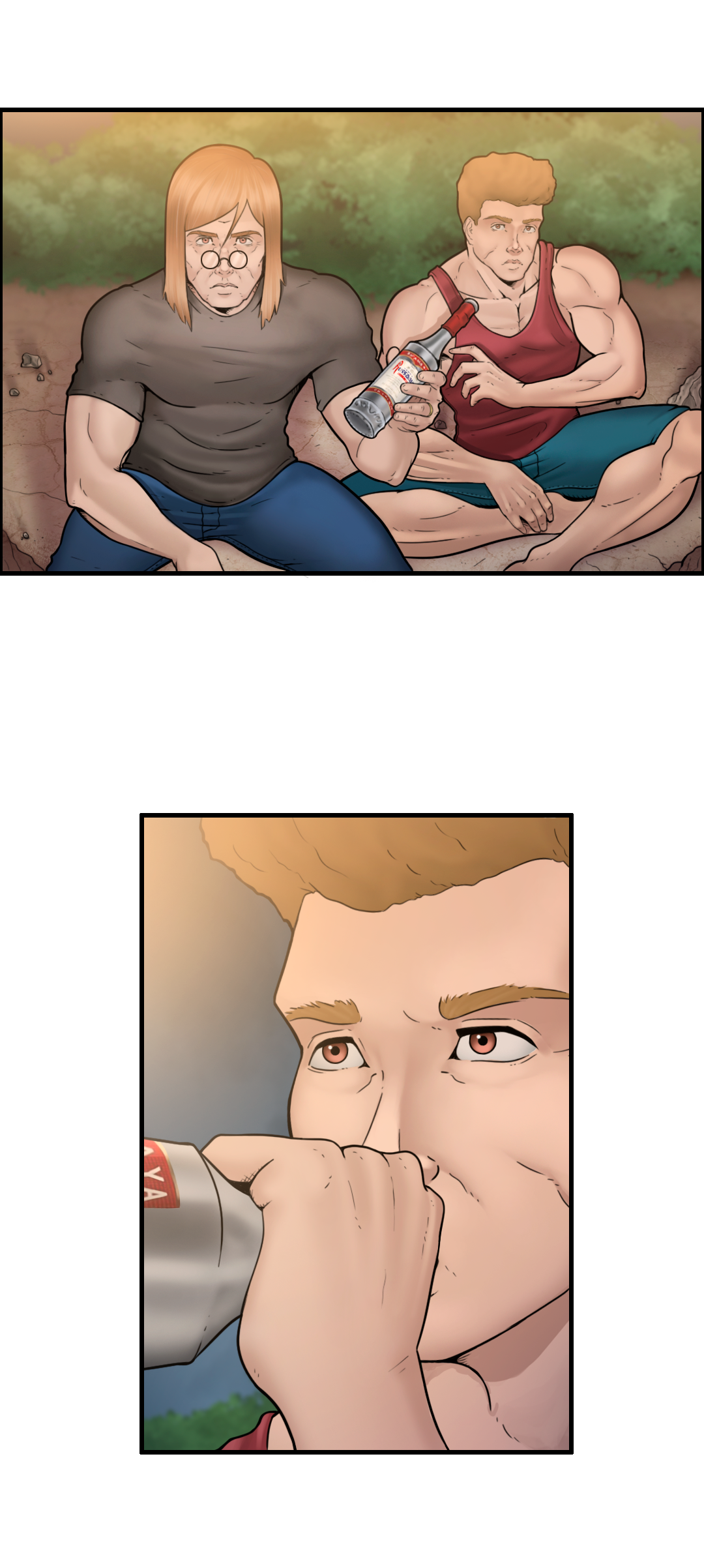 (S1) Sans Chocolate and Slut Worshiping Retard panel 5